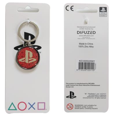 Playstation Keychain - Zinc Alloy - Logo Design