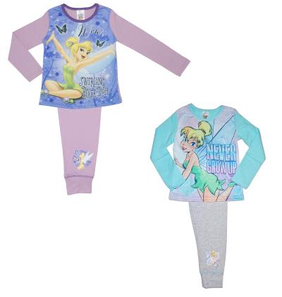 2 Pack Tinkerbell Girls Pyjamas