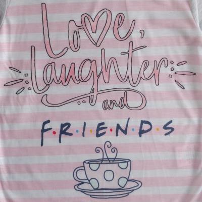 Girls Friends Pyjamas - Love Laughter Friends Design
