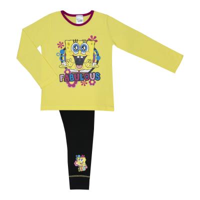Spongebob Square Pants 'Fabulous' Girls Pyjamas - Age 4-10 Years