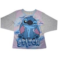 Disney's Stitch Pyjamas - Girls 5-12 Years - Grey and Blue Colourway