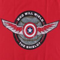 Marvel Falcon T Shirt - Men's - Who Will Wield The Shield