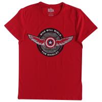Marvel Falcon T Shirt - Men's - Who Will Wield The Shield