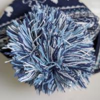 Stitch Bobble Hat - Women's Beanie - Faire Isle Style