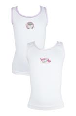 Pack of 2 Me to You Tatty Teddy Girls Cotton Vests