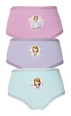 Disney Sofia The 1st 3 Girls Pants / Knickers
