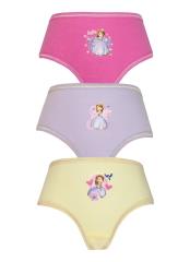 Disney Sofia The 1st 3 Girls Pants / Knickers