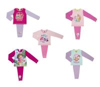 5 Pack Childrens Boys Girls Pyjamas Mixed Characters