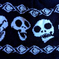 Corpse Bride Beanie - Unisex Winter Hat - Skeleton Band
