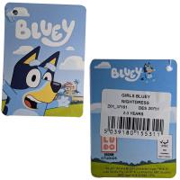 Bluey Nightie - Girls - Moon and Stars Pattern