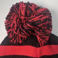 Emily the Strange Beanie - Women's Winter Hat - Striped Bobble Hat