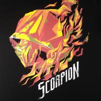 Mortal Kombat T Shirt - Men's - Scorpion Flame Sub-Zero