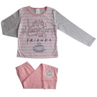 Girls Friends Pyjamas - Love Laughter Friends Design