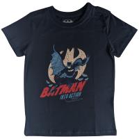 Batman T Shirt - Boys Short Sleeved Tee - Into Action