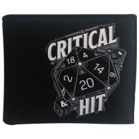 Dungeons and Dragons Wallet - Bifold Critical HIT Design