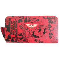 Wonder Woman Purse - Zip Around - Comic Book Design