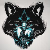 Assassin's Creed T-Shirt - Men's Valhalla Wolf Design