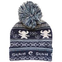 Stitch Bobble Hat - Women's Beanie - Faire Isle Style