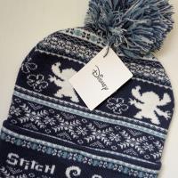 Stitch Bobble Hat - Women's Beanie - Faire Isle Style