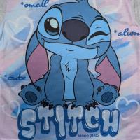 Disney's Stitch Pyjamas - Girls 5-12 Years - Grey and Blue Colourway