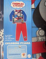 Boys Thomas and Friends Pyjamas - Merry Christmas Design