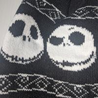 The Nightmare Before Christmas Beanie - Unisex Winter Hat - Jack Bobble Hat