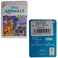 Girls Toddler Dumbo 'I Can Fly' Pyjamas