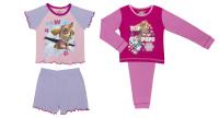 Girls 2 Pack Paw Patrol Pyjamas Mixed Length 