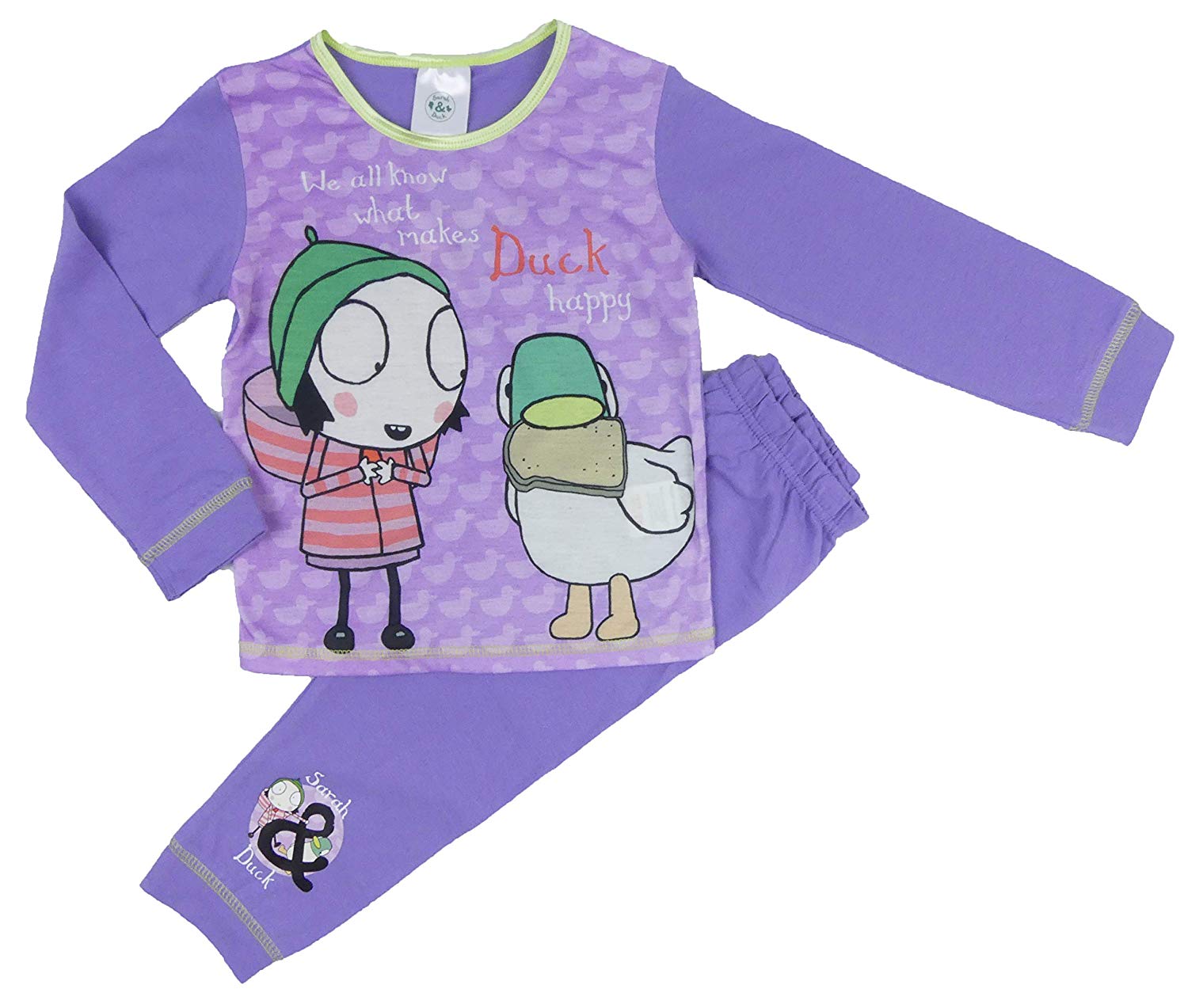 Sarah and sales duck pyjamas