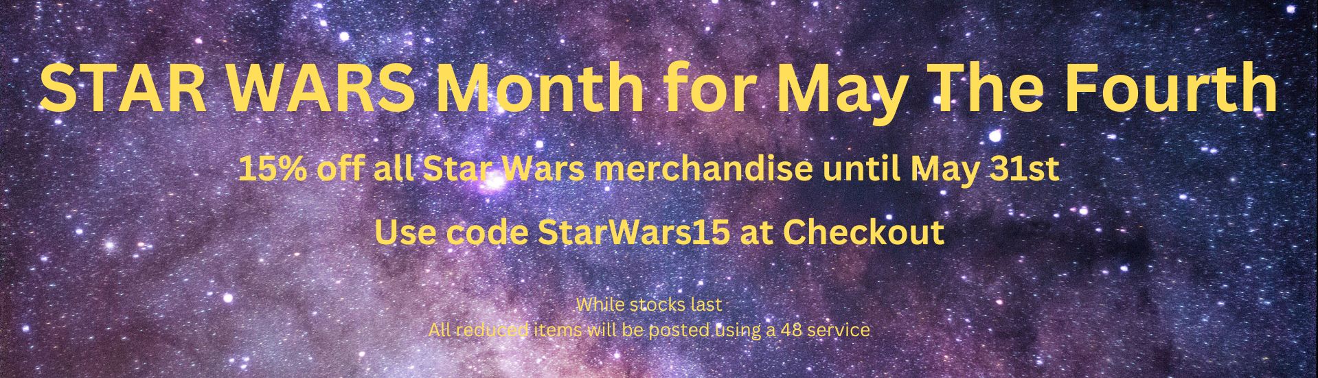 Star Wars Discount Code
